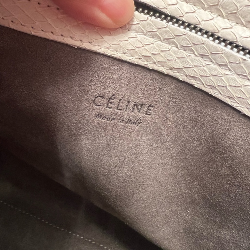 Preloved White python Celine phantom - Picture 5 of 7